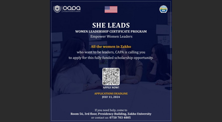 Women of Zakho, are you interested in becoming a leader?