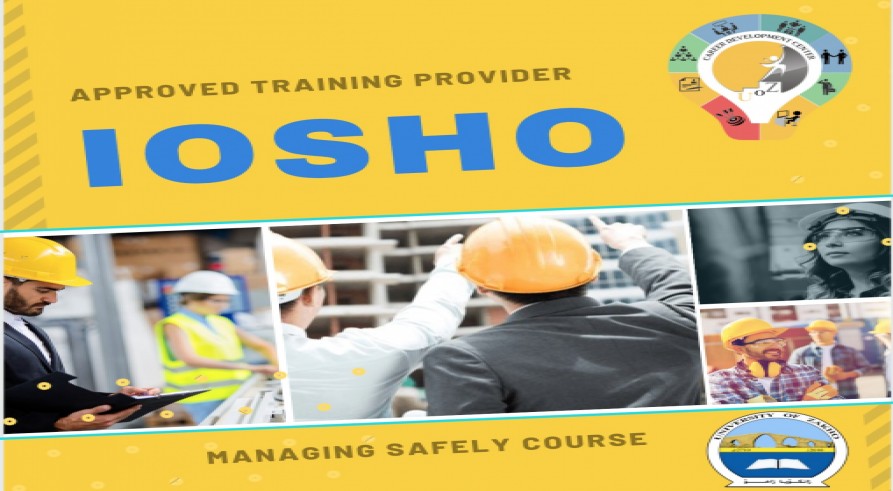The Career Development Centre informs all the students and graduates of universities and institutes that two IOSH courses will be held soon, one of them will be online and the other one is in class