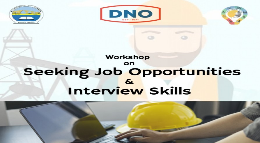 Seeking Job Opportunities, & Interview Skills Workshop