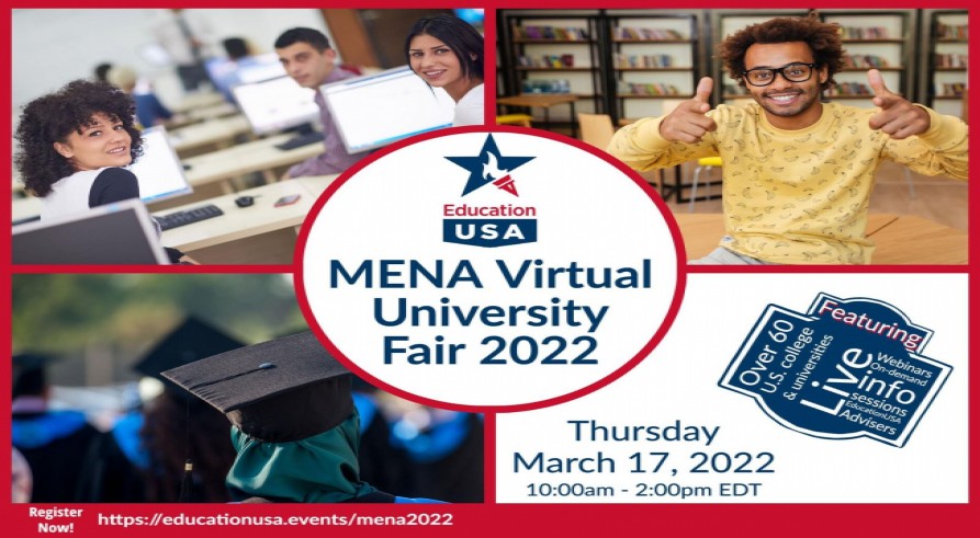 The EducationUSA MENA Virtual University Fairs
