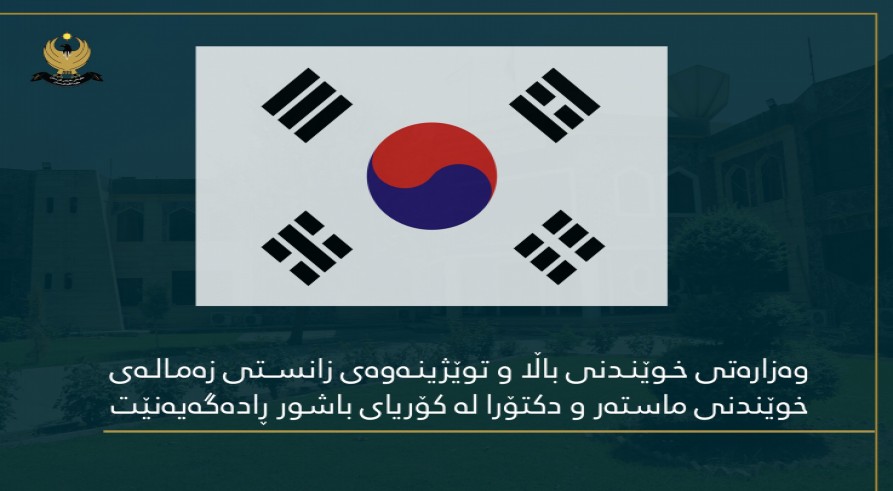 Ministry of Higher Education and Scientific Research (South Korea-master/doctorate)