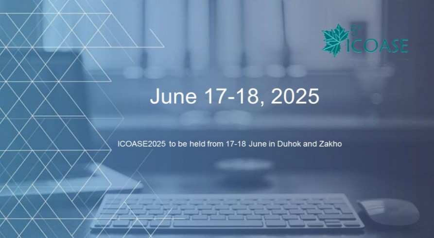 New Dates for the 5th International Conference on Advanced Science and Engineering (ICOASE2025)