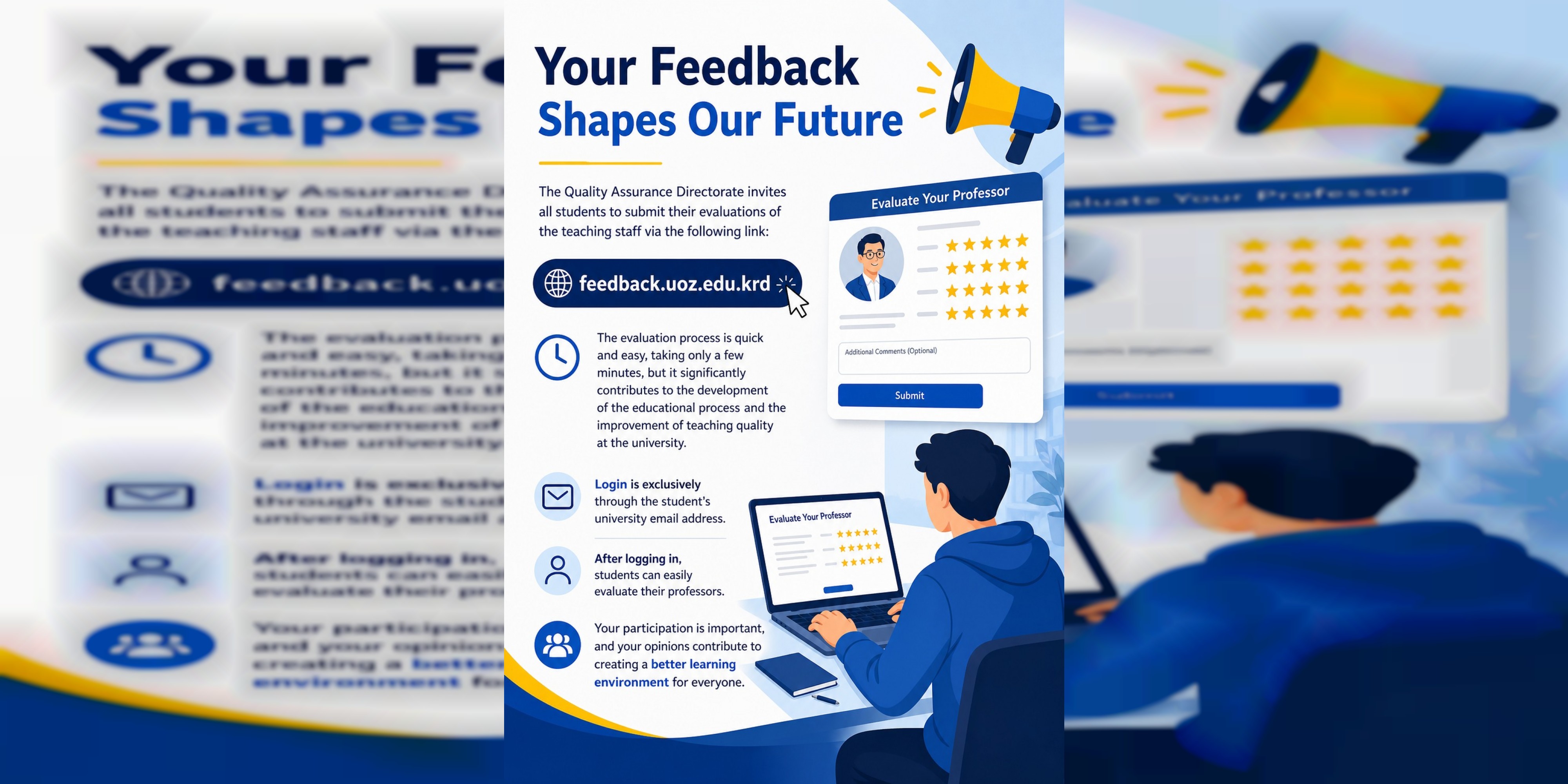 Support Better Learning: Fill Out Your Evaluation Now