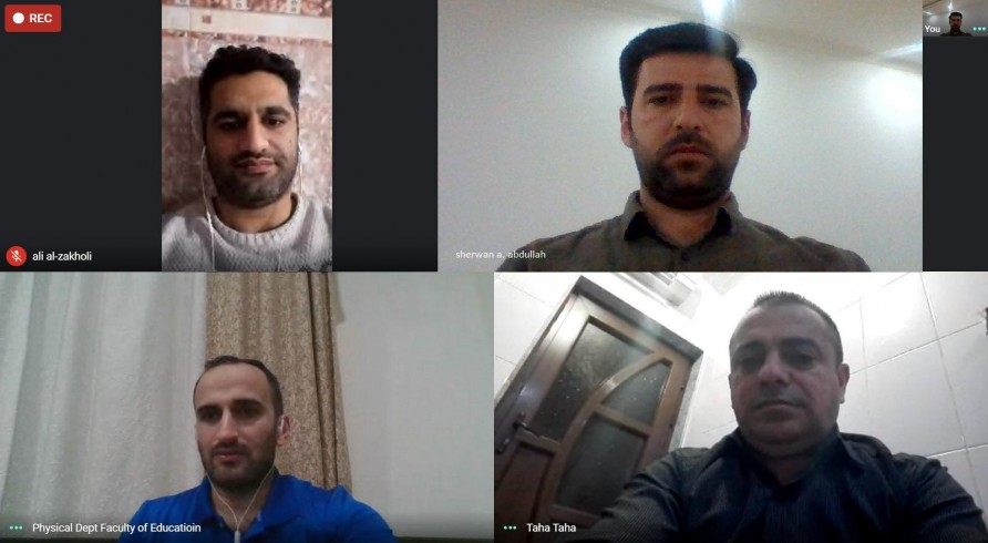 Presidency of Physical Department Conducted an Online Meeting