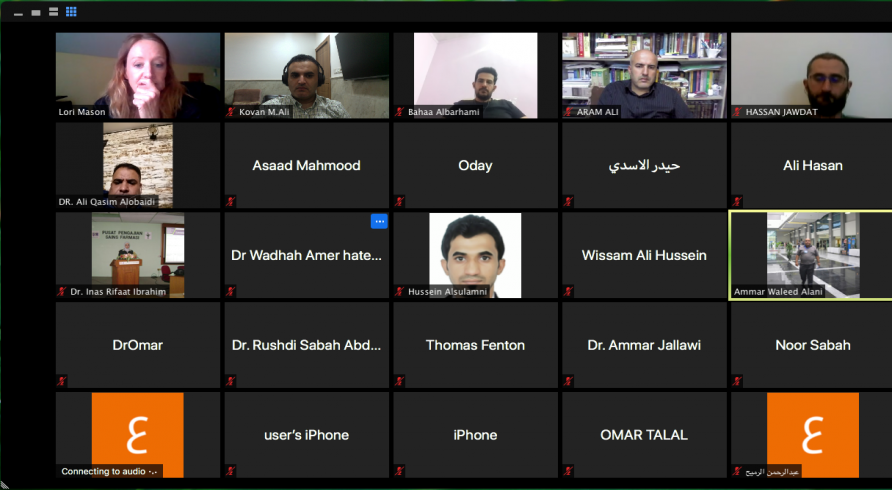 IREX Organization Conducted an Online Workshop for Iraqi Universities