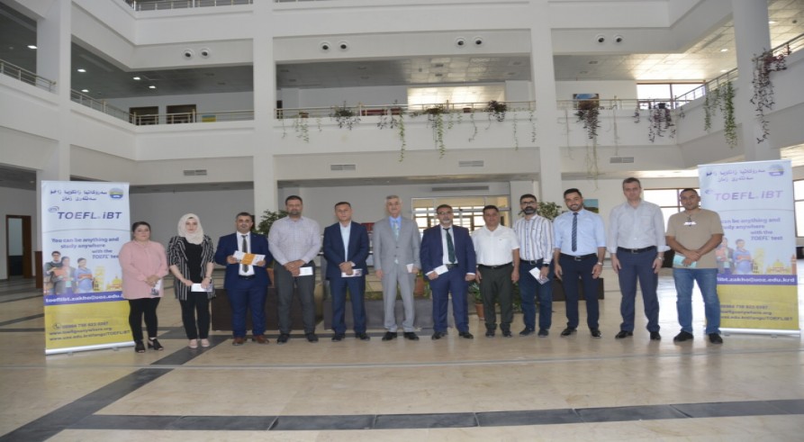 For the First Time Ever, the Internationally Recognized TOEFL ibt Test Was Successfully Conducted at the University of Zakho