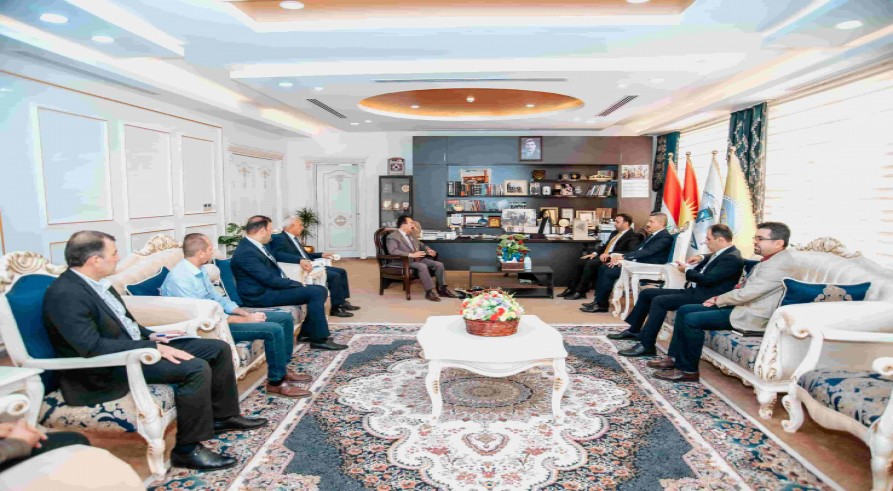 The University of Zakho Received a Delegation from the Independent Administration of Zakho