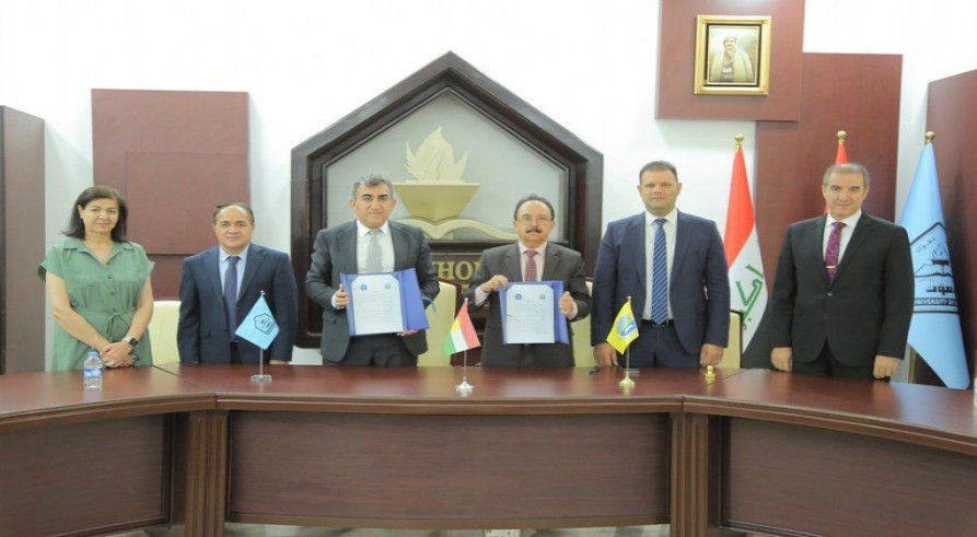 The University of Zakho Signed a Memorandum of Understanding with the University of Duhok
