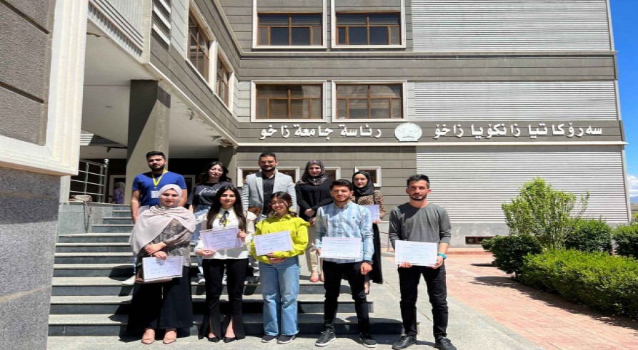 The University of Zakho Distributed Certificates to the Global Solutions Sustainability Challenge Participants