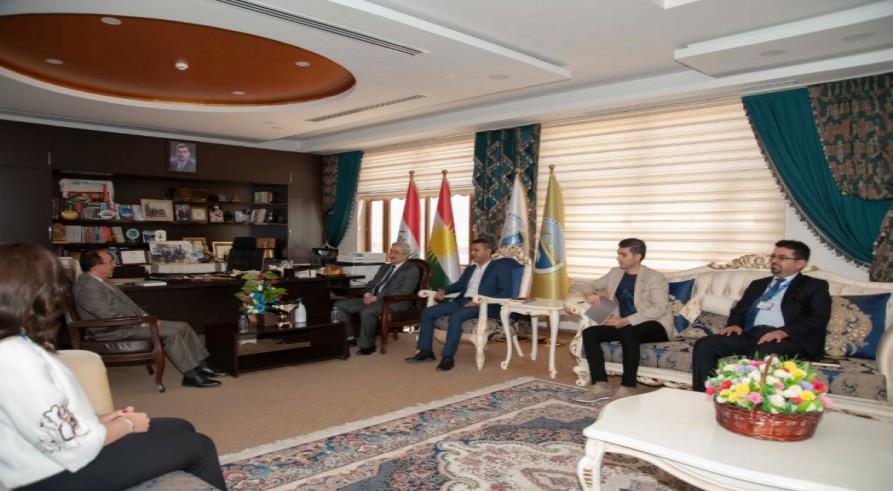 University of Zakho President Welcomes STEP Organization Leader for Democracy and Elections