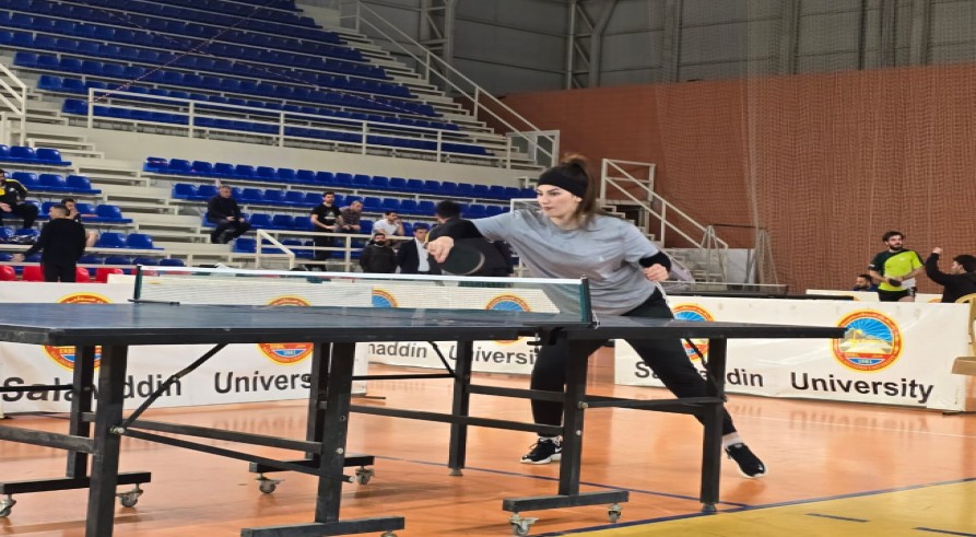 The University of Zakho Team Participates in Erbil Table Tennis Championship