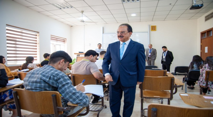The President of UOZ visited the exam halls