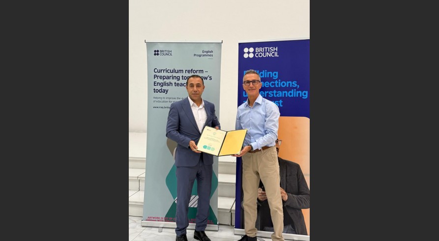 A lecturer from the College of Basic Education participated in a specialized training workshop for department heads held in Baghdad.