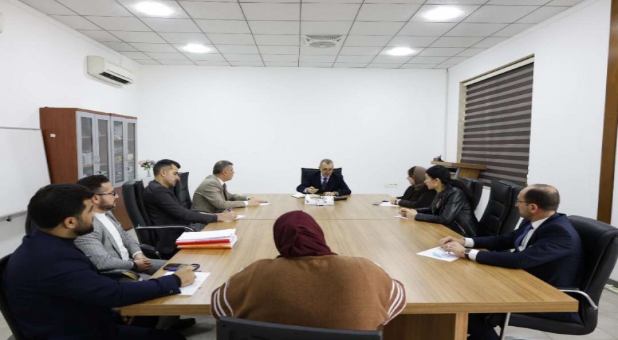 کۆمبوونا هاریکارێ سەرۆکێ زانکۆیێ دگەل یەکەیێن خواندنا بلند