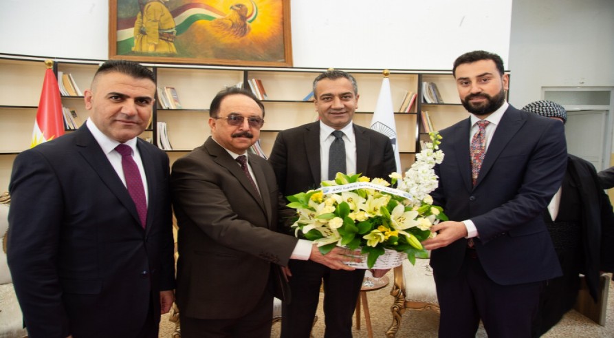 President of the University visited the Kurdistan Students Union & Kurdistan Youth Branch in Zakho