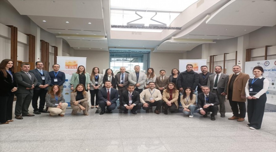 A delegation from Zakho University participated in the International Project (RISE).