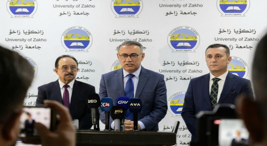 At the University of Zakho a ceremony was held to officially handover the presidency of the university