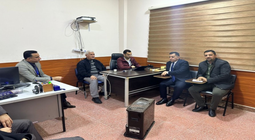 In the presence of the Dean of the College, a meeting of the Chair and Members of the Scientific Committee for the First International Conference of the Faculty of Education