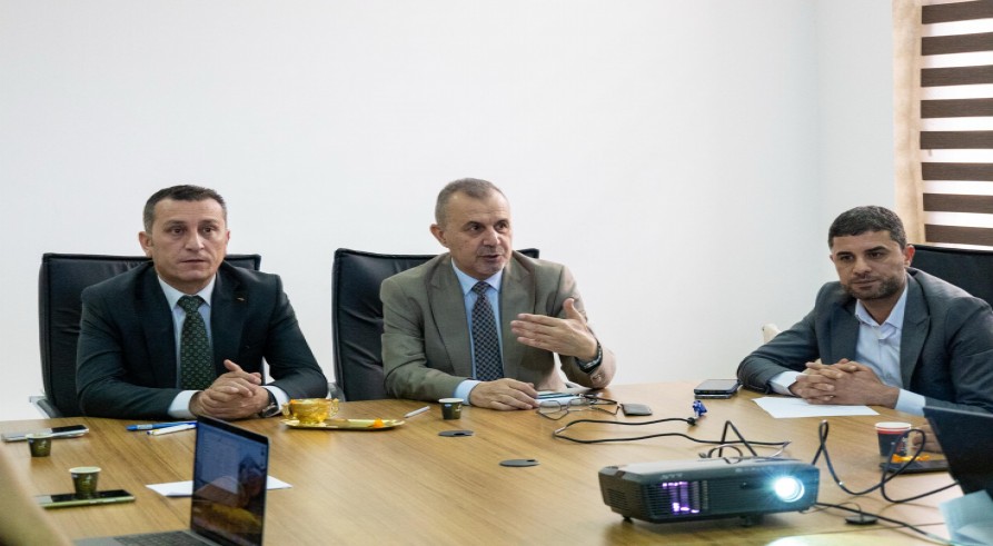 A meeting between the President and the website team of the University of Zakho