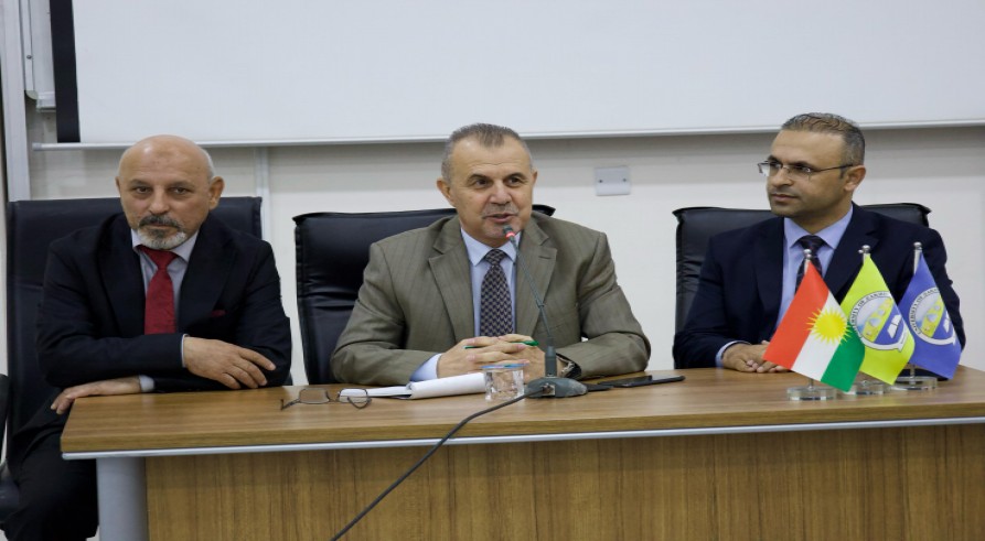 A meeting was held between the Vice President of the University of Zakho and master’s and doctoral students.