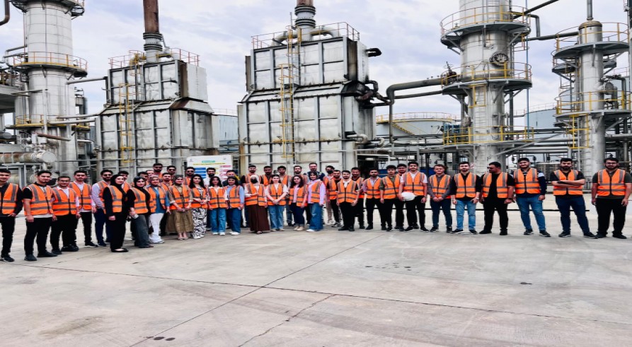 Students from the Department of Petroleum Engineering conducted a scientific trip