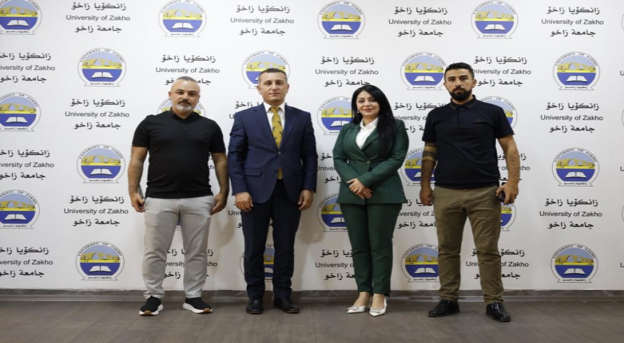 Ms. Mardin Hikmat Yousif, Head of the Ibrahim Khalil Municipality, visited the University of Zakho.