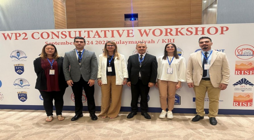 University of Zakho Delegation Participates in the RISE Project Workshop in Sulaymaniyah