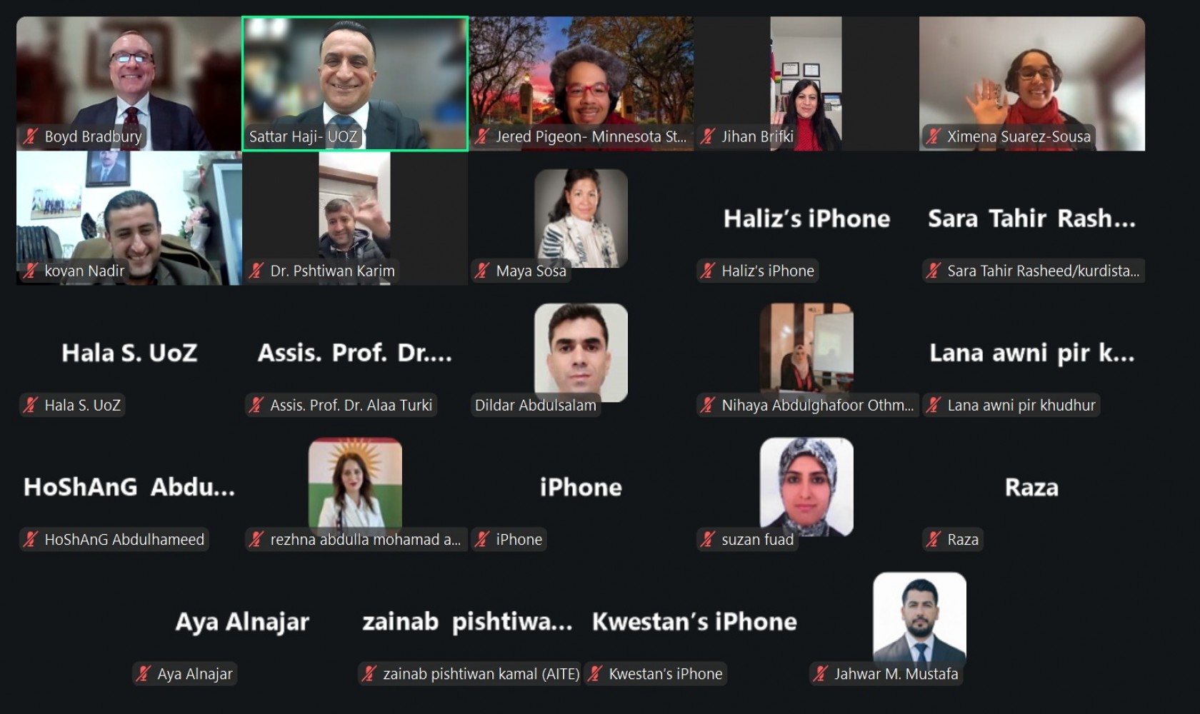 The second International Symposium organized by the College of Education at the University of Zakho, in collaboration with Minnesota State University, Moorhead (MSUM), concluded in celebration of International Education Day