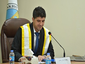 Zhehat Q. Hassan Defended His Master Thesis at the University of Zakho