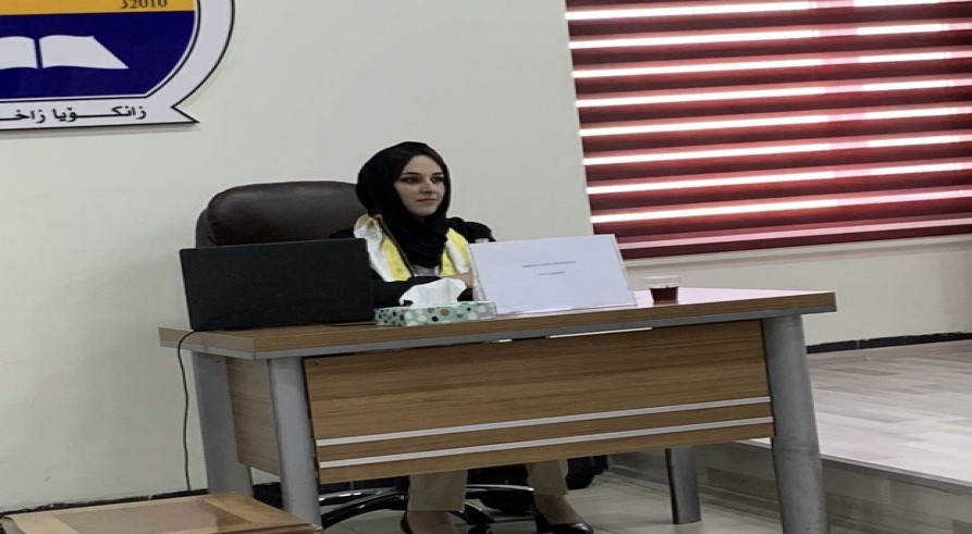 The Master Thesis Defense of the Postgraduate Student Mazheen Hashim Mohammad